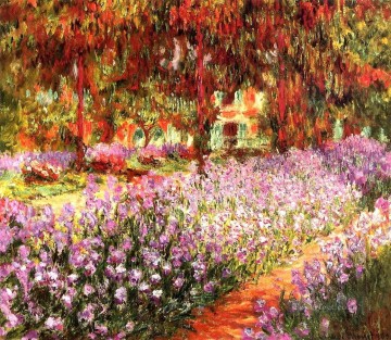 フラワーズ Painting - 庭園 別名アイリス クロード・モネ 印象派の花